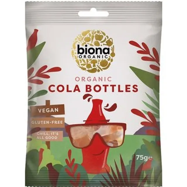 Bi Bio Guminukai Cola buteliukai, 75 g