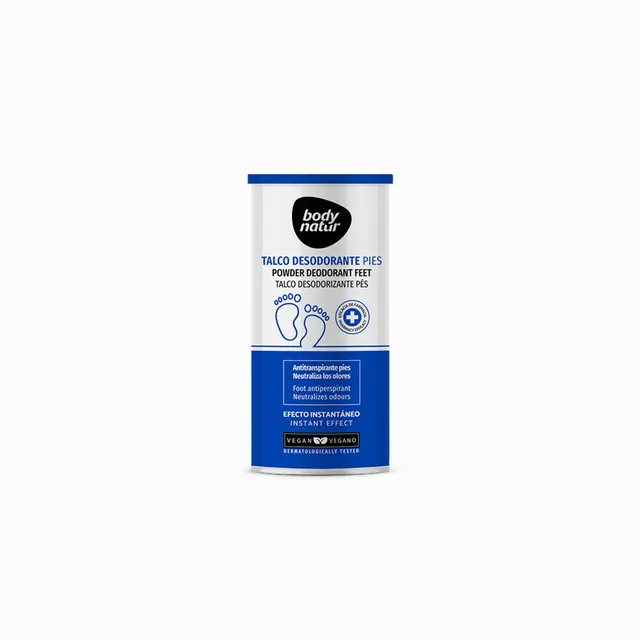 Antiperspirantas dezodorantas pudra kojoms BODY NATUR, 75 g