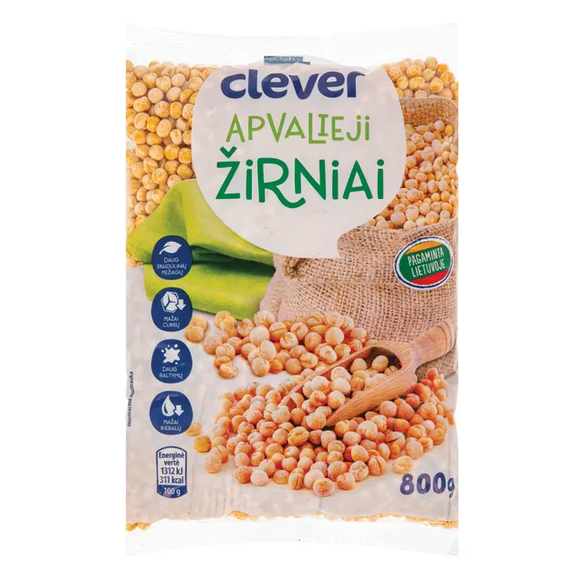 Apvalieji žirniai CLEVER, 500 g