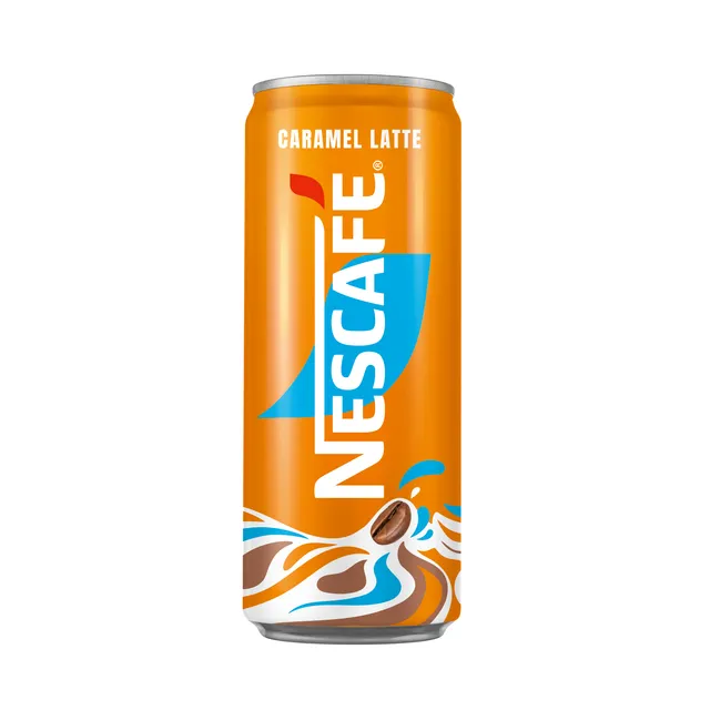 Karamelinis šaltos kavos gėrimas NESCAFE LATTE BARISTA STYLE, 250 ml