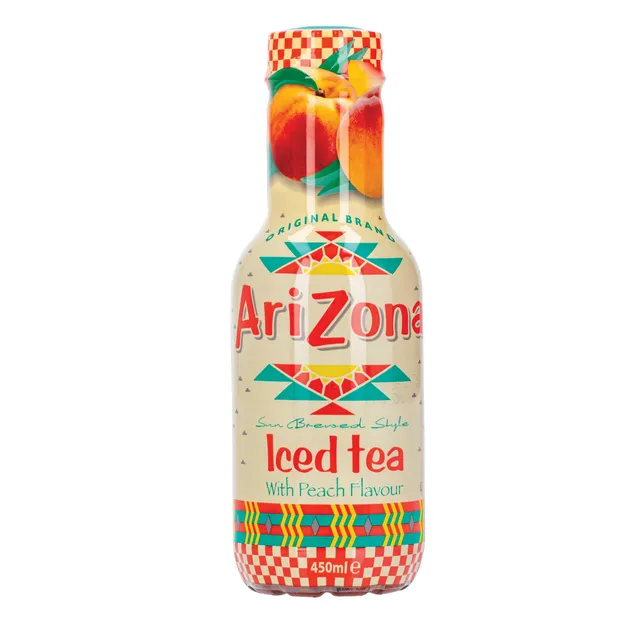 Šaltos arbatos gėrimas persikų skonio ARIZONA, 450 ml