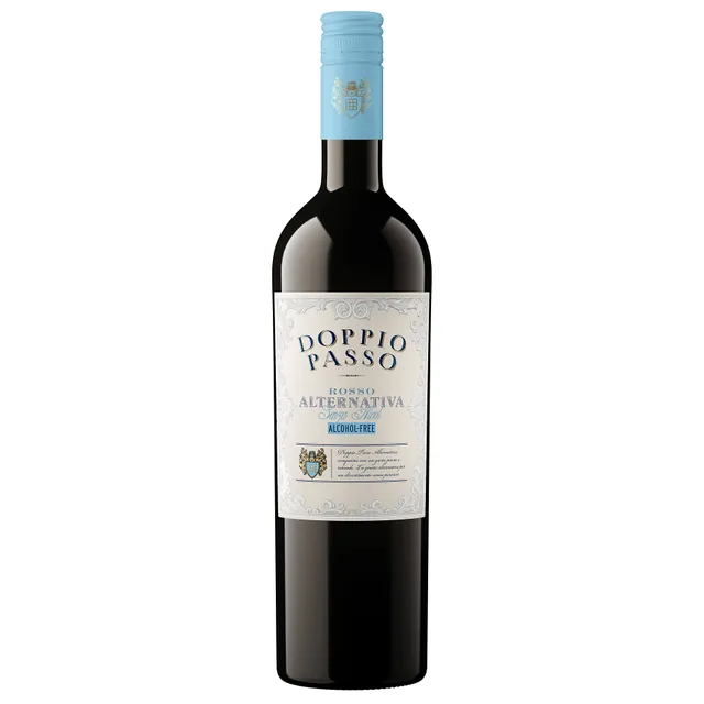 Nealkoholinis vynas DOPPIO PASSO ROSSO, 750 ml
