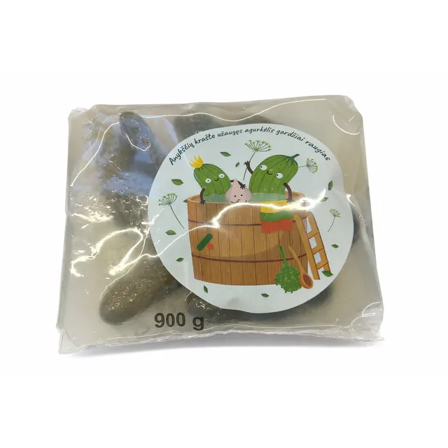 Rauginti agurkai maišelyje, 400 g