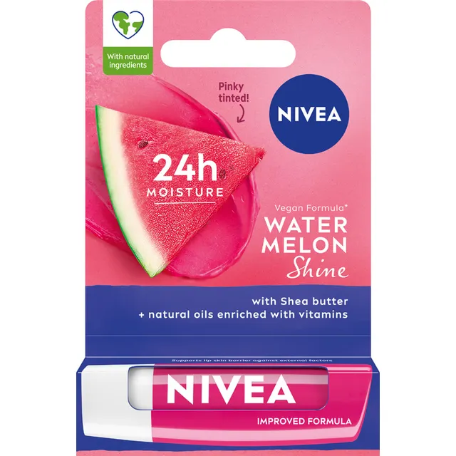 NIVEA balzamas lūpoms Watermelon Shine, 19 g