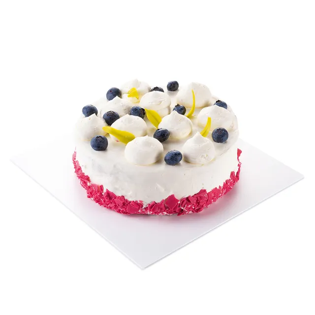 Daugiasluoksnis putėsių tortas su mėlynėmis ELIZIEJUS