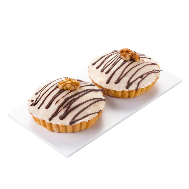 Karamelinė tartaletė su graikiniais riešutais, 100 g