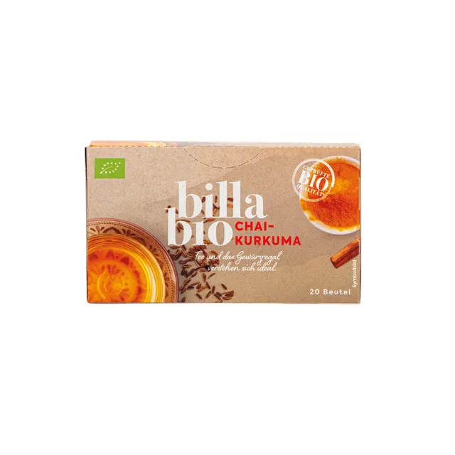 Ekologiška ciberžolės arbata BILLA BIO Chai, 40 g (20x2 g)