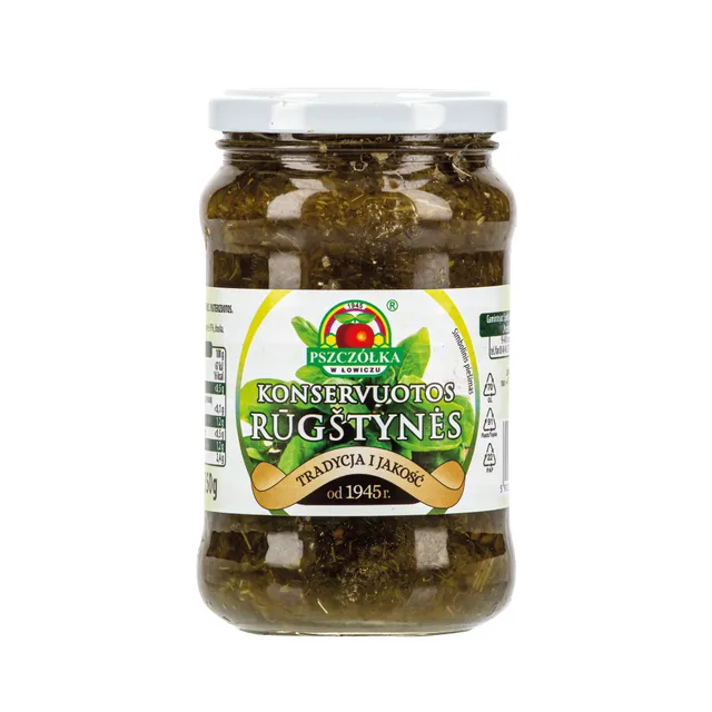 Konservuotos rūgštynės PSZCZOLKA, 350 g