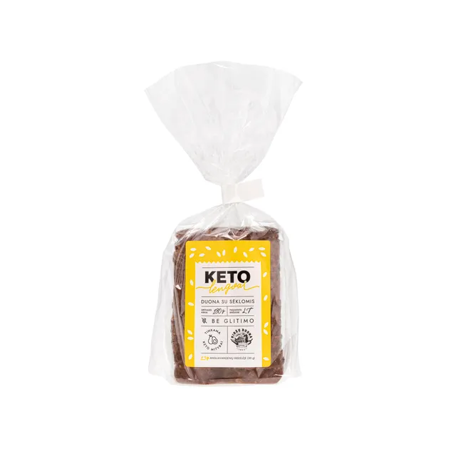 duona su sėklomis KETO LENGVAI, be glitimo, 180 g