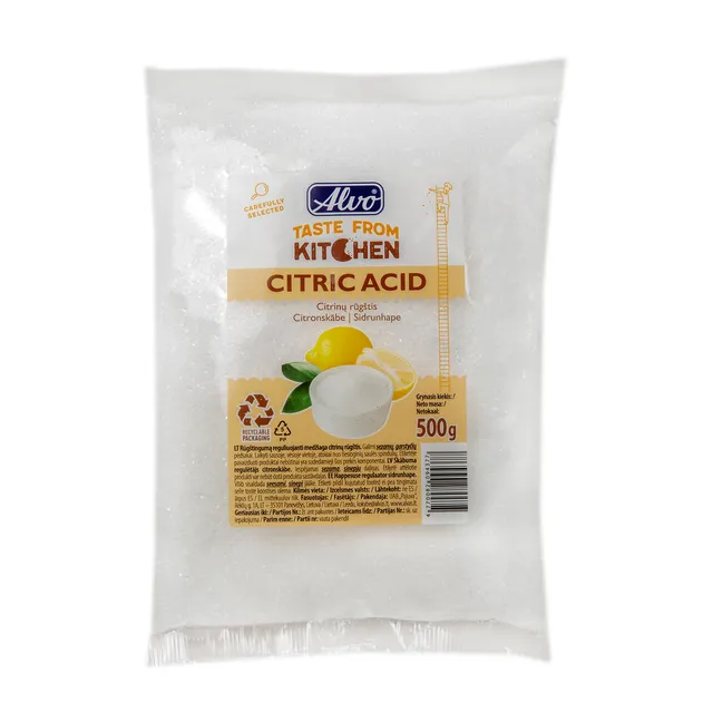 Citrinos rūgštis ALVO TASTE FROM KITCHEN, 500 g