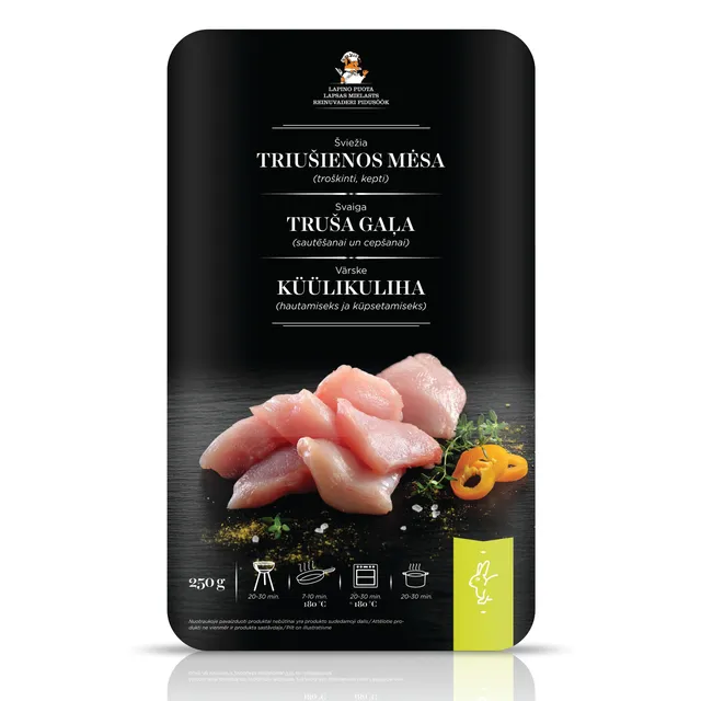 Šviežia triušienos mėsa troškinti, 250 g
