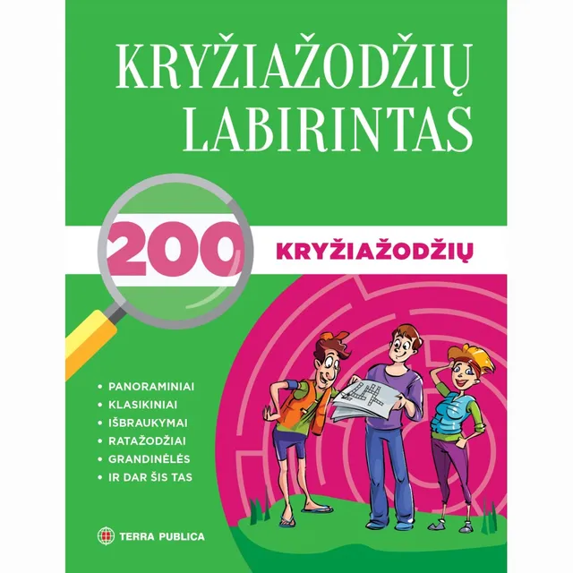 Knyga KRYŽIAŽODŽIŲ LABIRINTAS