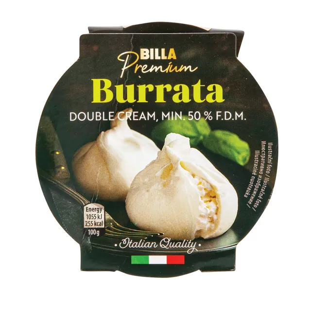 Burrata sūris BILLA PREMIUM, 100 g