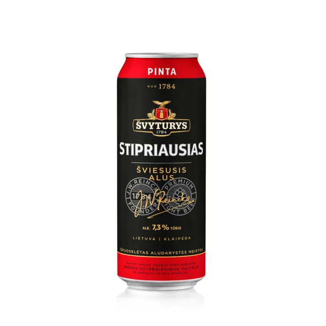 Alus ŠVYTURYS Stipriausias 7,3%, 0,568 l