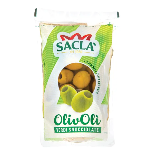 Giant žaliosios alyvuogės SACLA, 185 g
