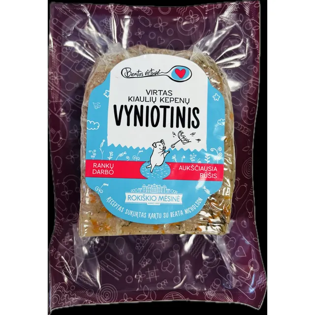 Virtas kiaulių kepenų vyniotinis BEATOS VIRTUVĖ, 400 g