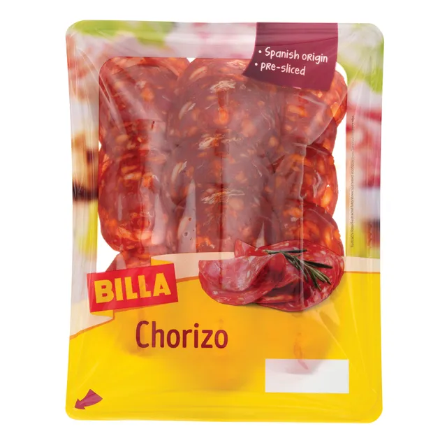 Vytinta chorizo dešra BILLA, 90 g
