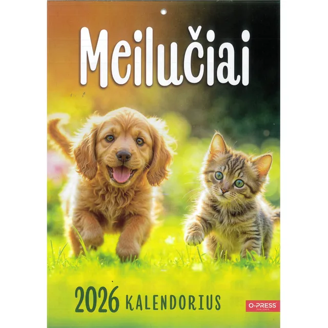 Kalendorius 2026 MEILUČIAI A4