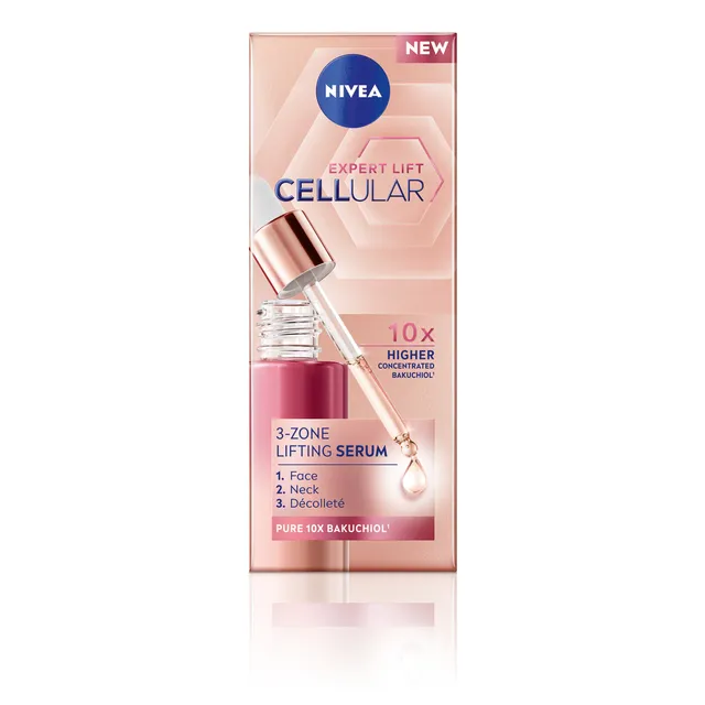 3-jų zonų liftinguojantis serumas NIVEA Cellular Expert Lift, 102 g