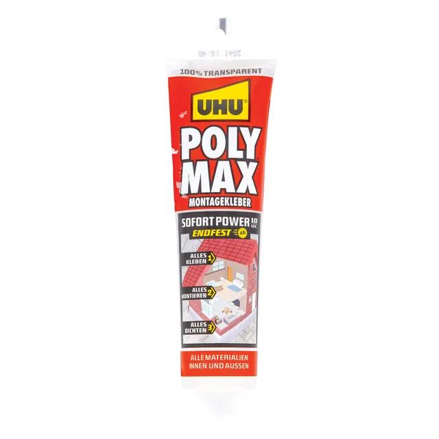 Momentinio veikimo klijai 10 s UHU POLYMAX, 115 g