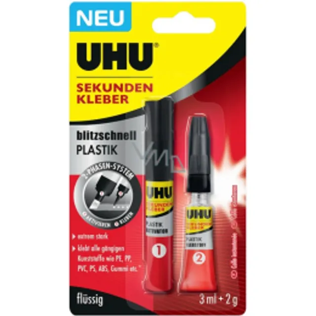 Klijai su aktyvatoriumi 2g + 3 ml UHU