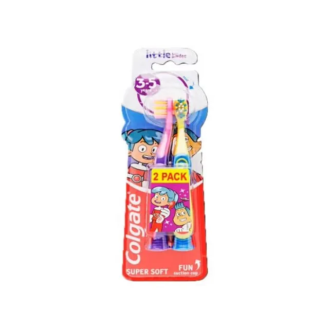 Colgate dantų šepetėlis Little Kids Smiles 3-5, 2 vnt