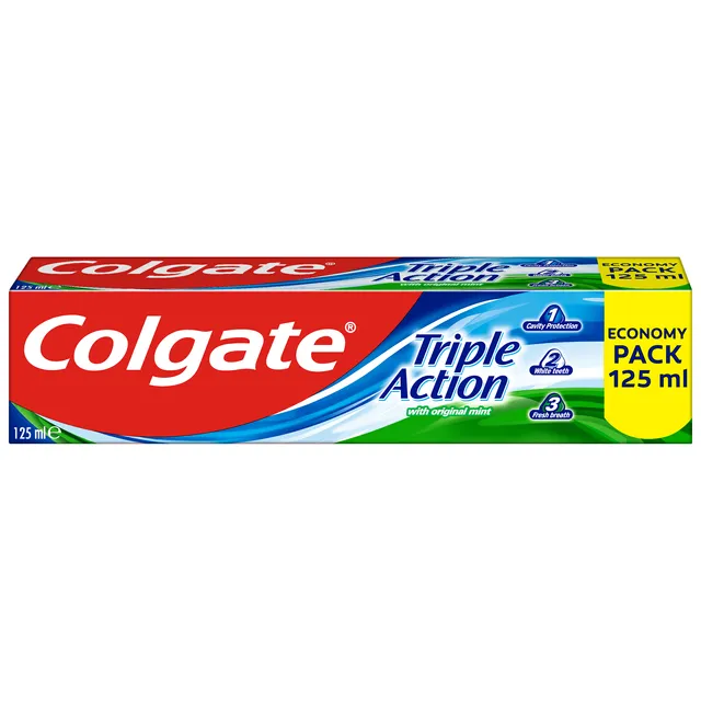 Colgate dantų pasta Triple Action, 125 ml