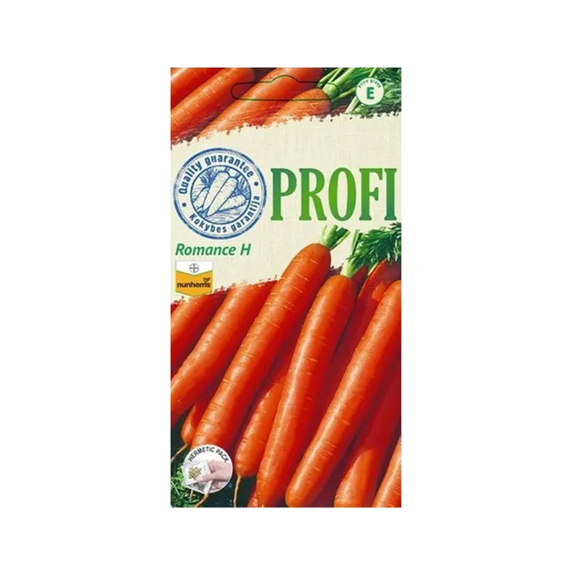 Sėklos PROFI MORKOS VALGOMOSIOS ROMANCE H/130S 0544