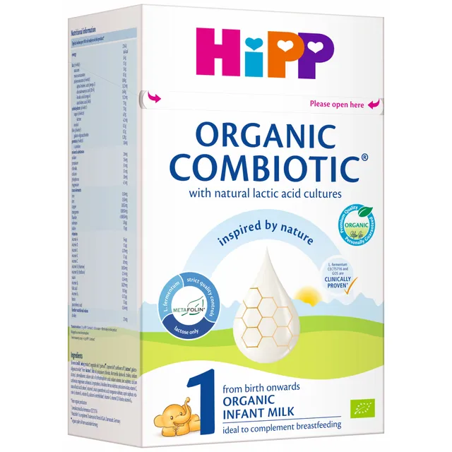 Pradinio maitinimo kūdikių pieno mišinys nuo gimimo HIPP 1 COMBIOTIC, 800 g