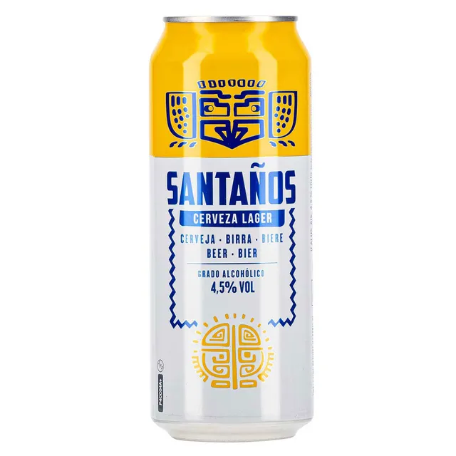 Alus SANTANOS Lager 4,5%, 0,5 l