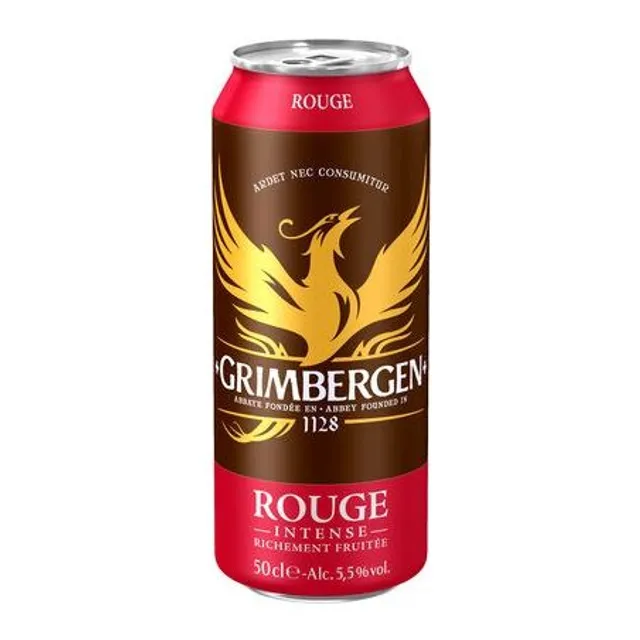 Alus GRIMBERGEN ROUGE INTENSE 5,5%, 0,5 l
