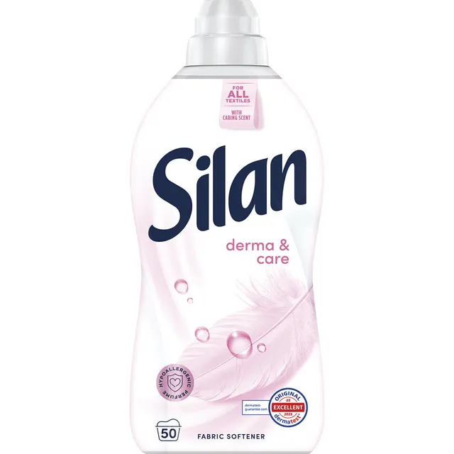 Skalbinių minkštiklis SILAN SESITIVE DERMA CARE, 50 skalbimų, 1100 ml
