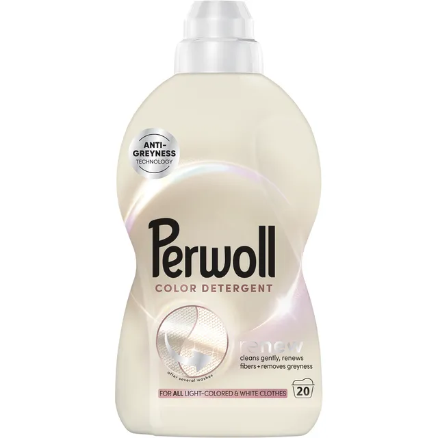 Skystas skalbiklis PERWOLL Light Colors 20 skalbimų, 1000 ml