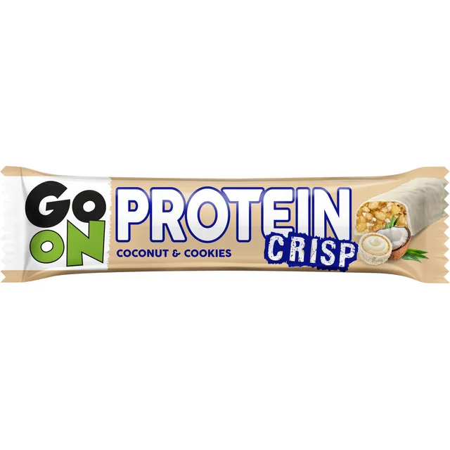 Proteino batonėlis GO ON PROTEIN CRISP COCONUT COOKIES, 45 g
