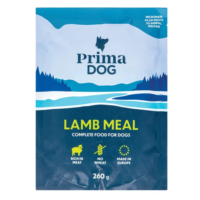 Ėrienos ėdalas PRIMA DOG, 260 g