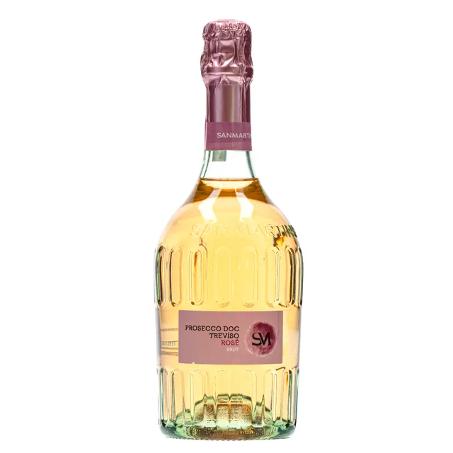 Putojantis vynas SAN MARTINO PROSECCO ROSE BRUT TREVISO 11%, 0,75 l