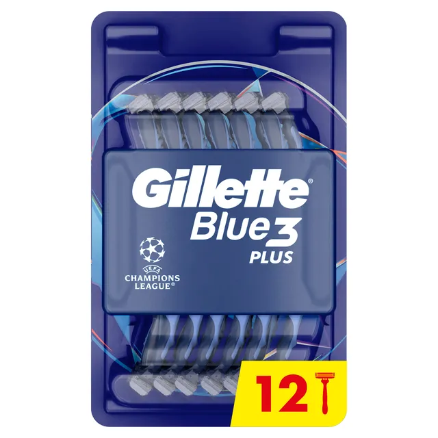 Vienkartiniai skustuvai GILLETTE BLUE 3 Comfort, 12 vnt