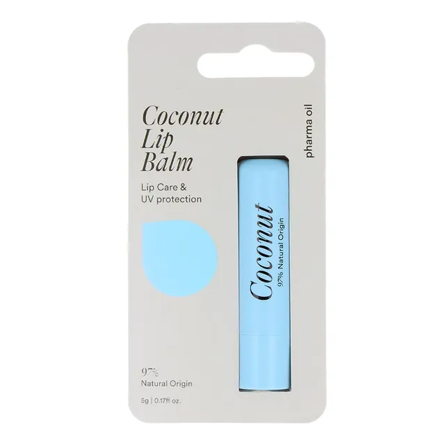 Natūralus lūpų balzamas PHARMA OIL, kokosinis, 5 g