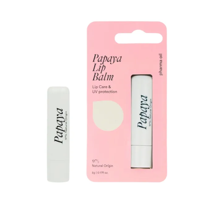 natūralus lūpų balzamas PHARMA OIL, papaja, 5 g