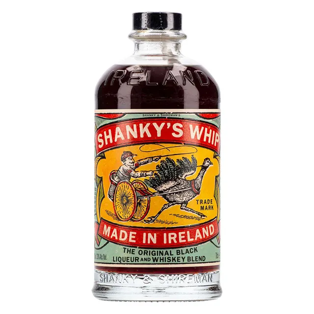 Likeris SHANKY'S WHIP BLACK IRISH Whiskey 33%, 0,7 l
