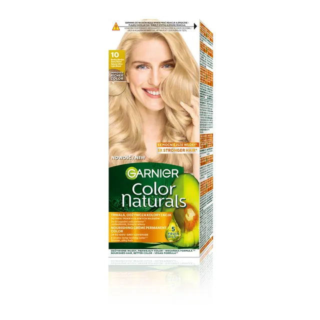 Garnier color naturals plaukų dažai, 10