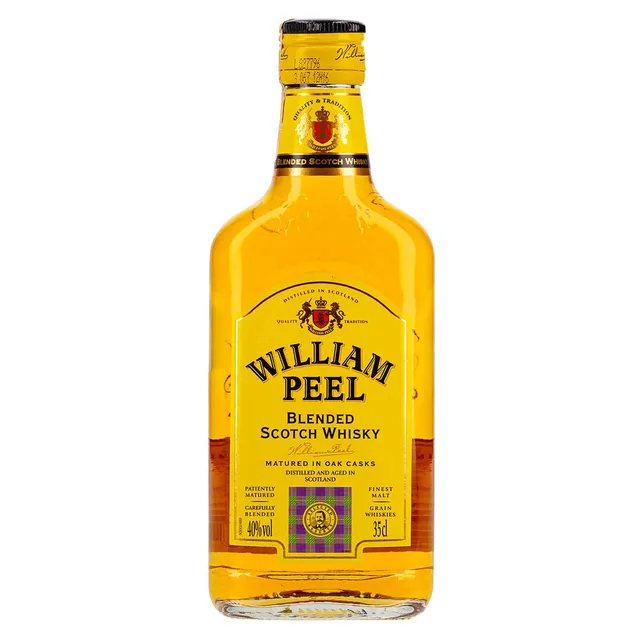 Viskis WILLIAM PEEL BLENDED SCOTCH 40%, 350 ml