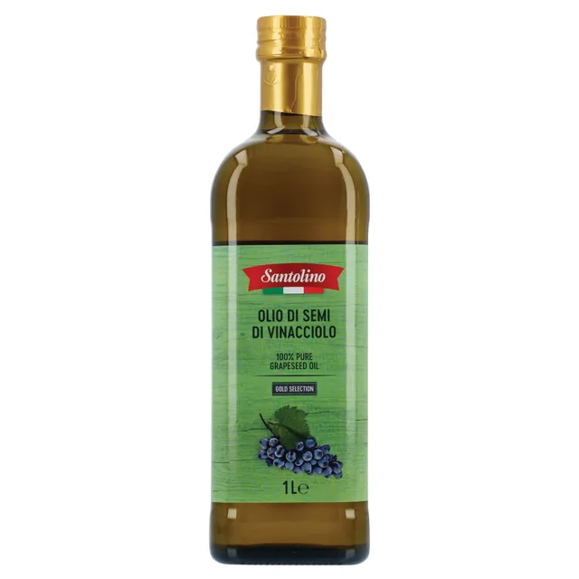 Vynuogių kauliukų aliejus SANTOLINO, 1 l