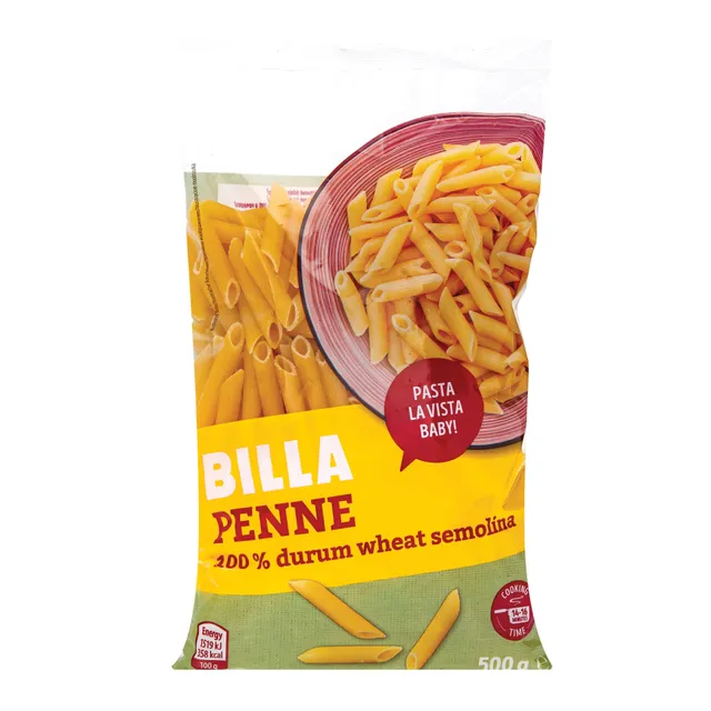 Makaronai BILLA Penne, 500 g