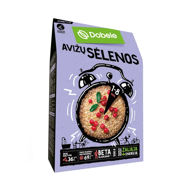 Avižų sėlenos DOBELE, 500 g