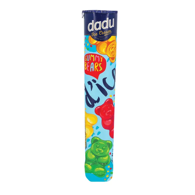 Ledai DADU Dice multifruit GUMMY BEARS, 110ml