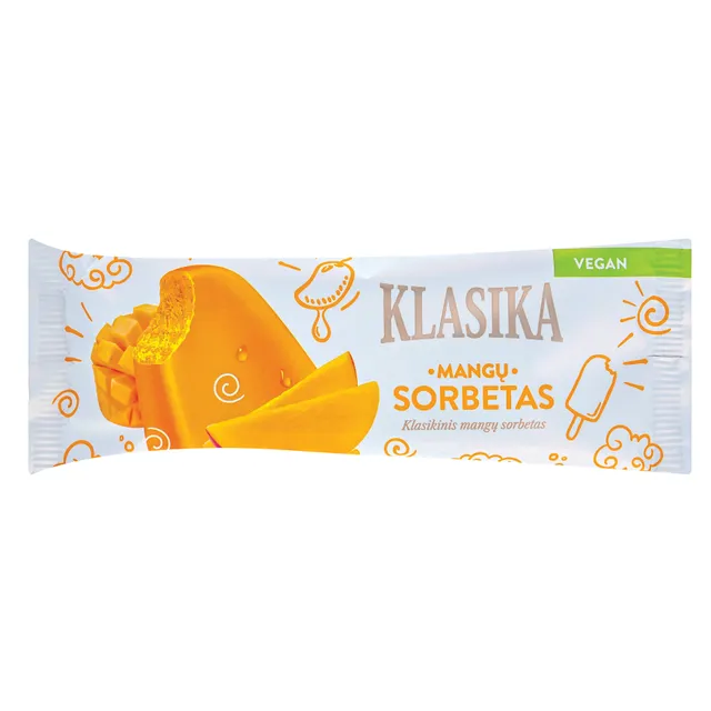 Klasika mangų sorbetas, 80 ml