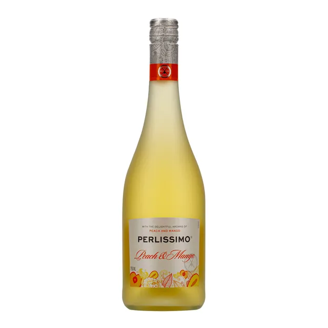 Aromatizuotas vyno kokteilis PERLISSIMO PEACH & MANGO 5,5%, 0,75 l