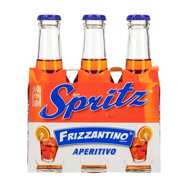 Aromatizuotas vyno gėrimas FRIZZANTINO QUICK SPRITZ 8%, 3x0,2 l