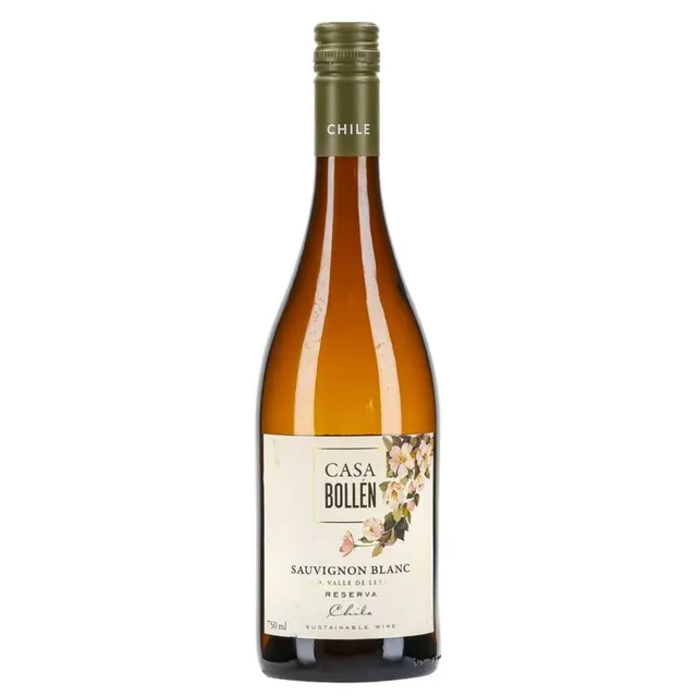 Baltasis sausas vynas CASA BOLLEN SAUVIGNON BLANC (12%), 0,75 l